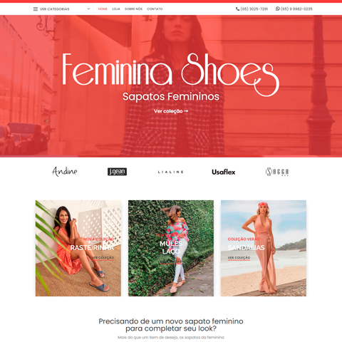 Feminina Shoes – Loja de Sapatos Femininos